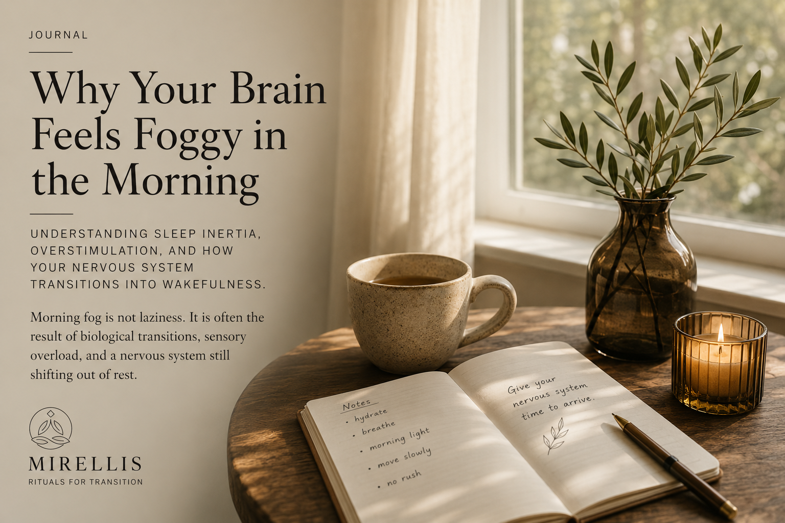 Why Your Brain Feels Foggy in the Morning