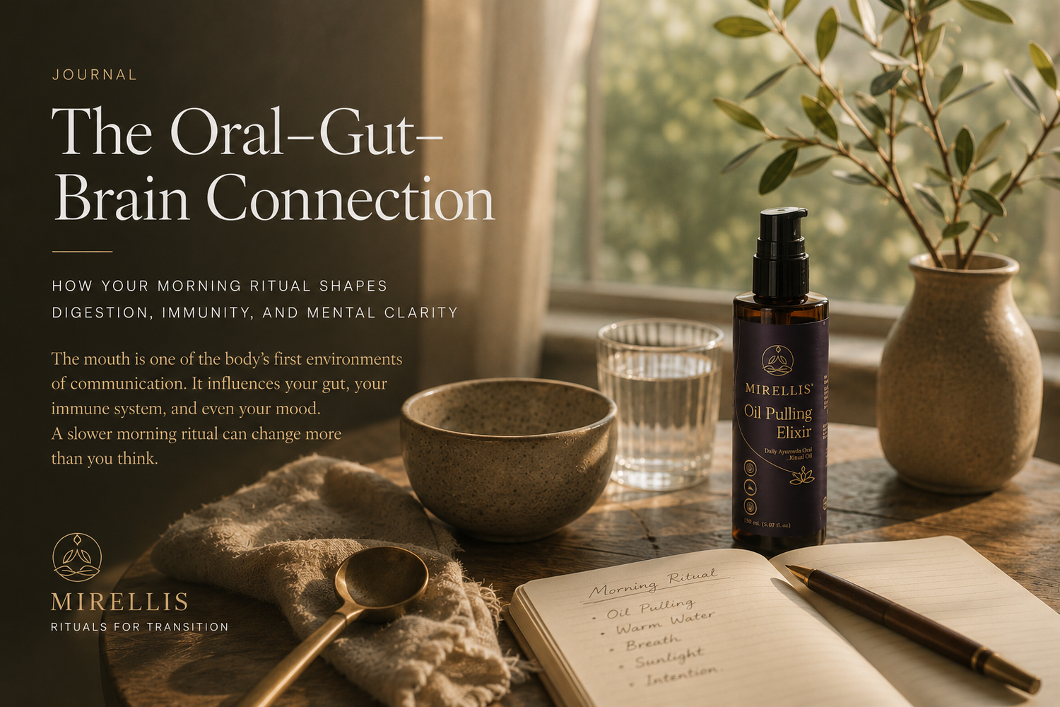 The Oral–Gut–Brain Connection