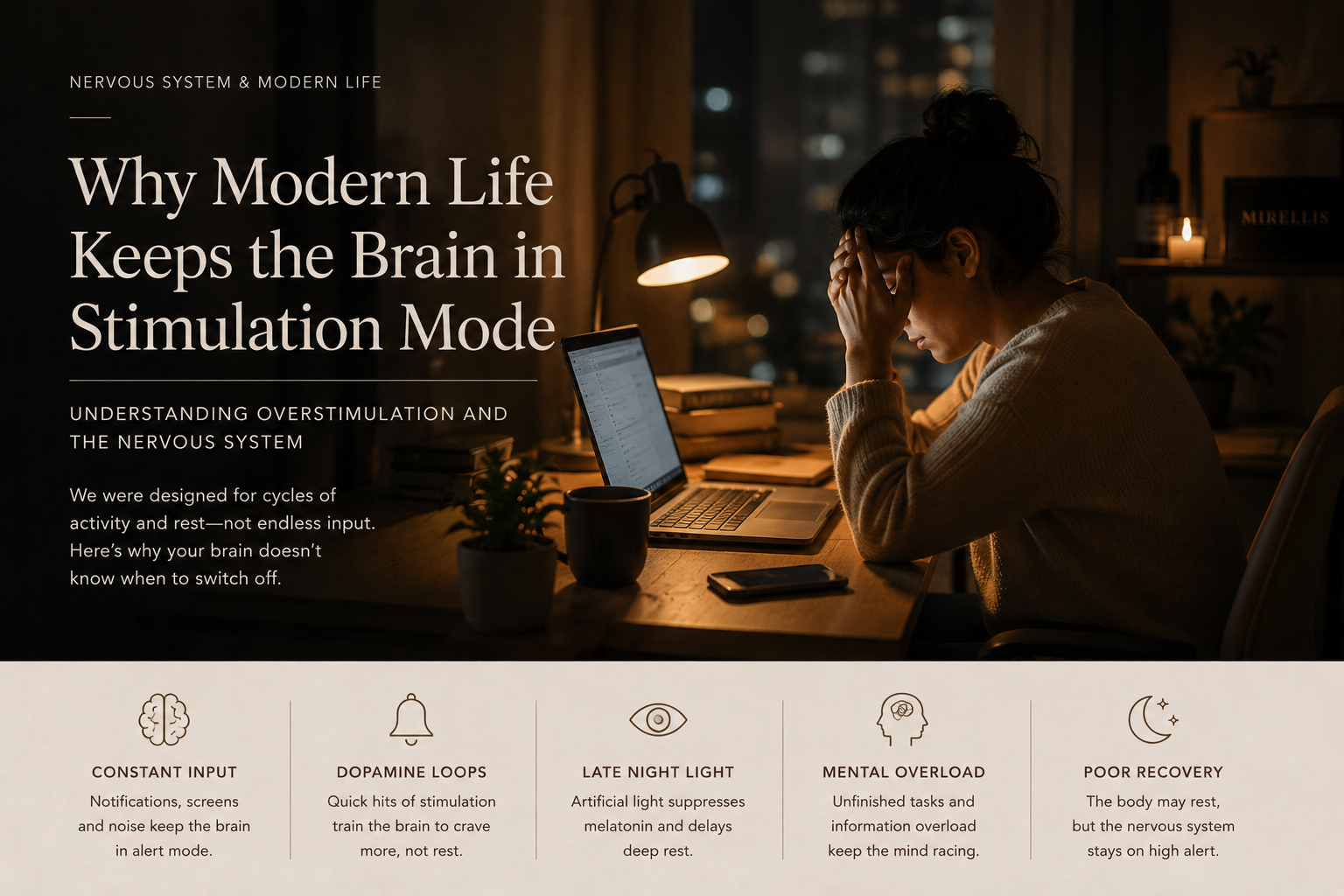 Why Modern Life Keeps the Brain in Stimulation Mode