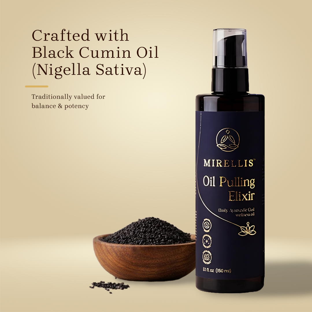 Crafted with black cumin oil